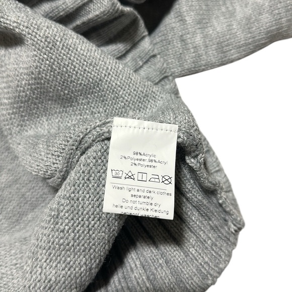 GRACE KARIN Long Sleeve Chunky Knit Cardigan Draped Open Front with Pockets S - Picture 9 of 9